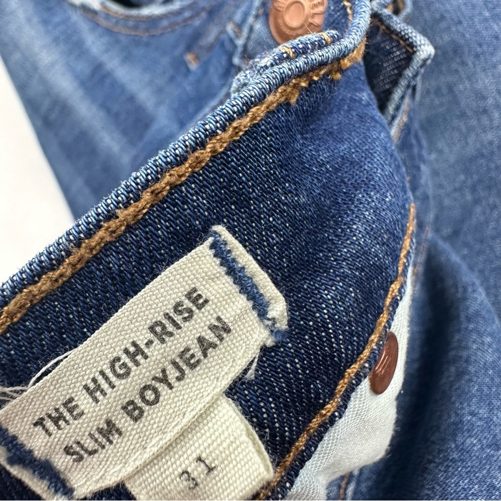 Madewell The High Rise Slim BoyJean Size 31 - Picture 9 of 11